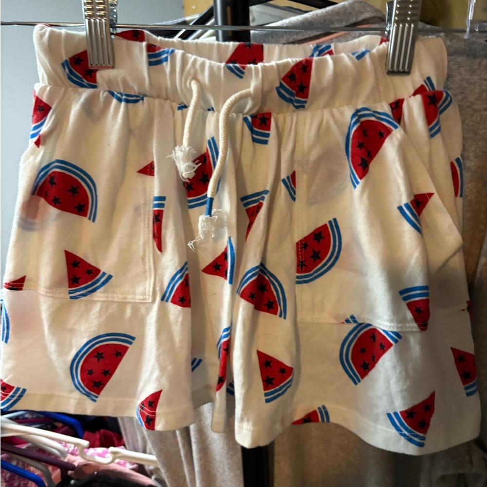 Watermelon Print Kids Shorts